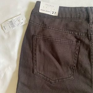 NEW Pac Sun mom jean black size 27 long